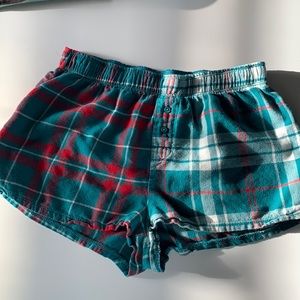 Plaid Pajama shorts